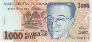 1000 Cruzeiros Reais 1993